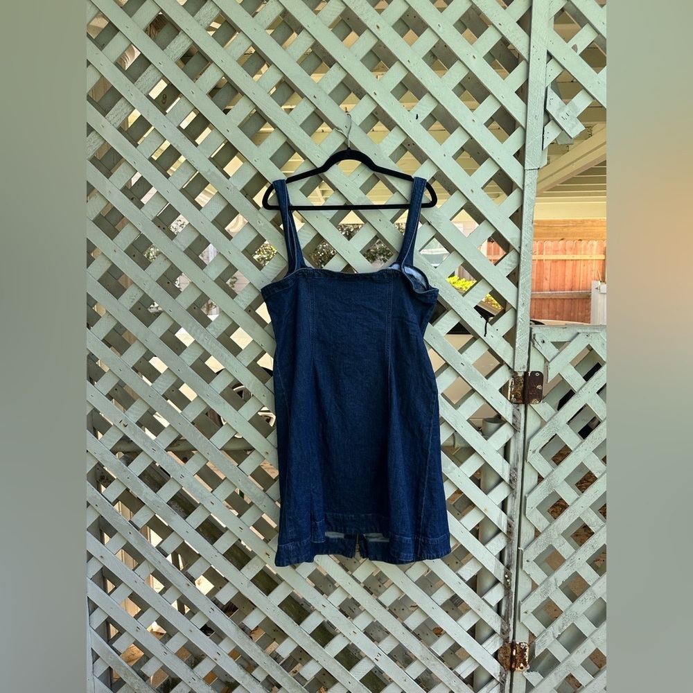 Gap Denim Zip-Front Mini Dress - Picture 7 of 7